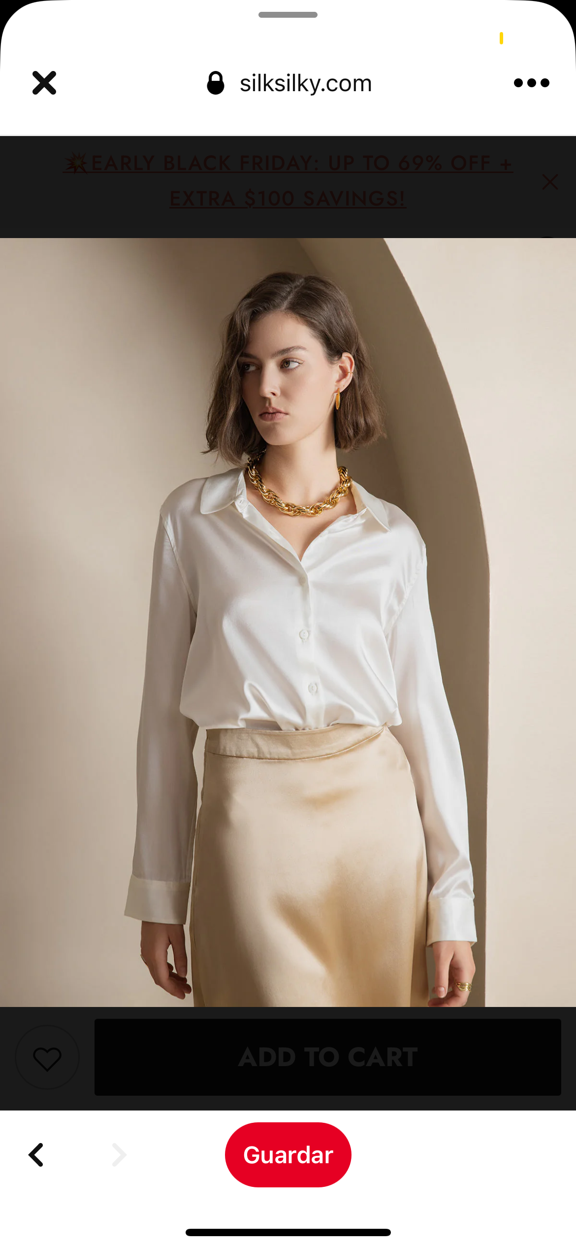 BLUSA SATINADA