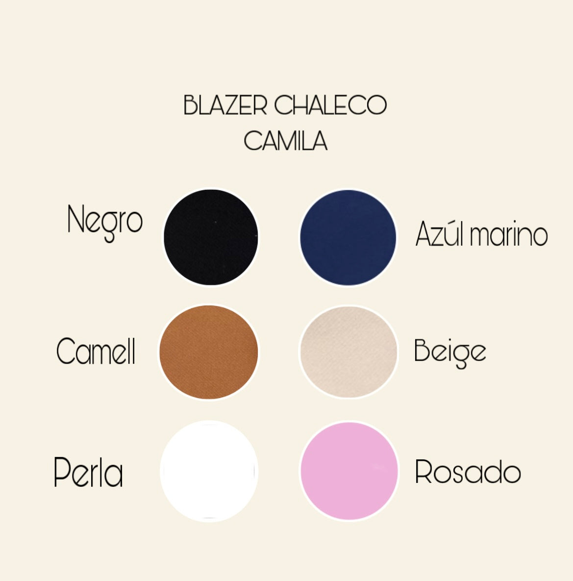 BLAZER CHALECO CAMILA