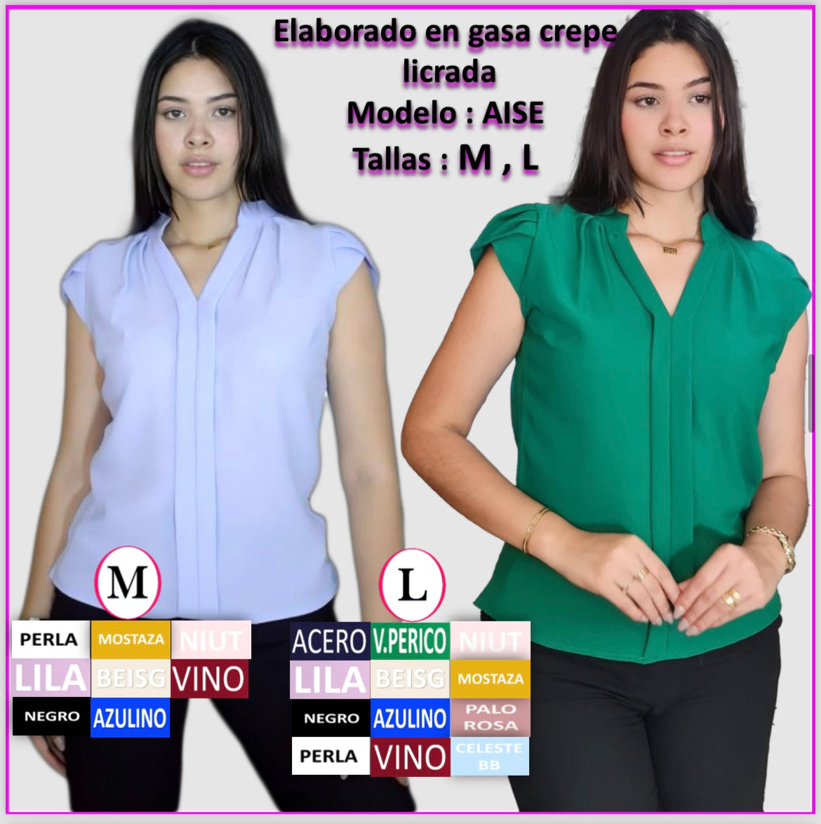 BLUSAS M/C