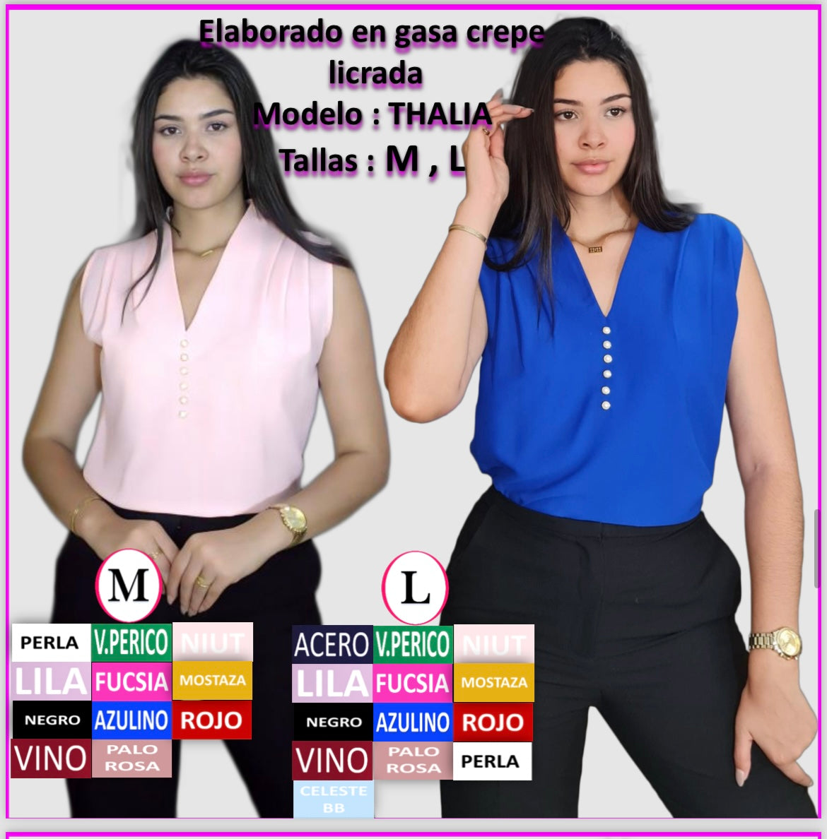BLUSAS M/C