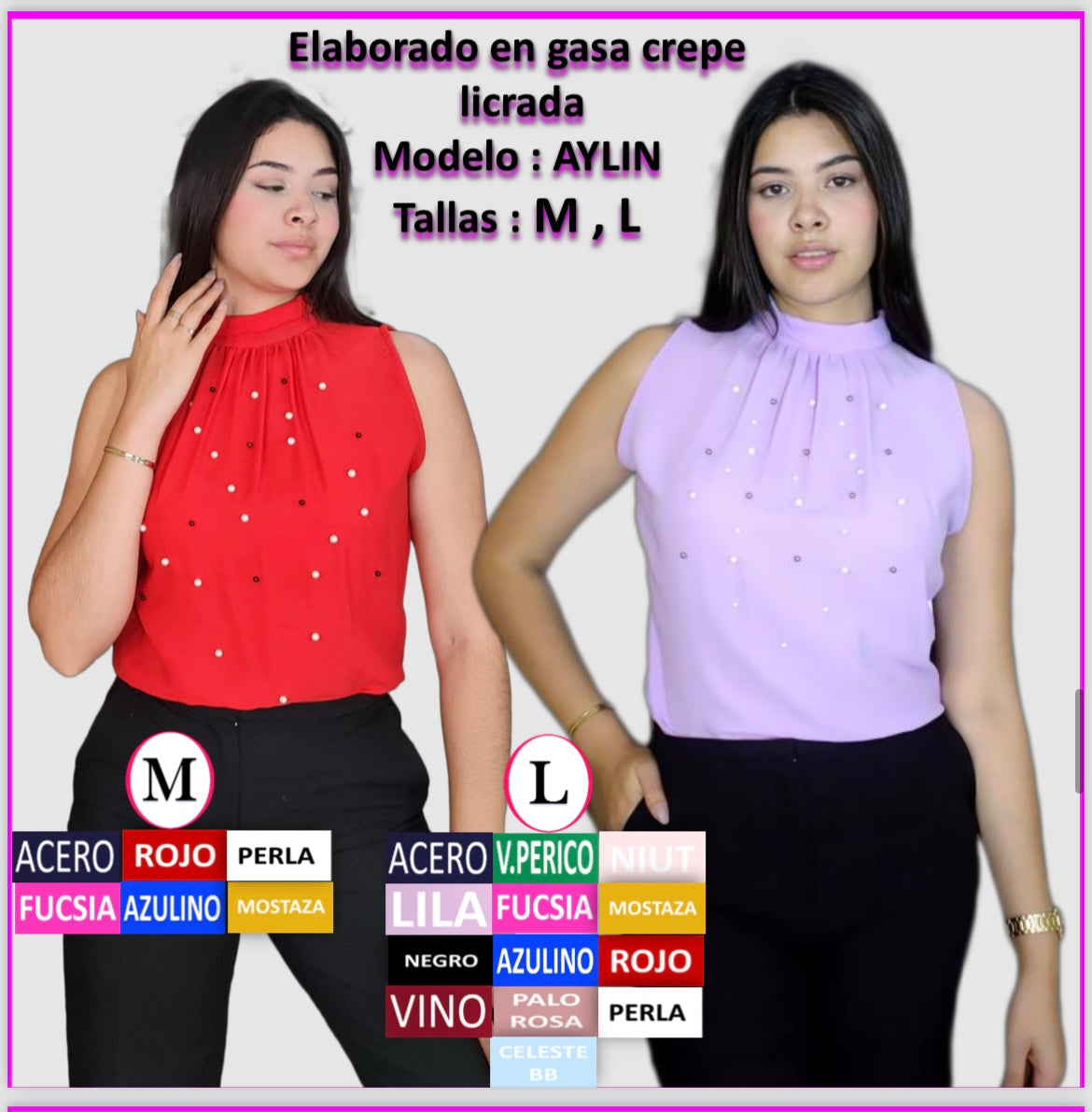 BLUSAS M/C