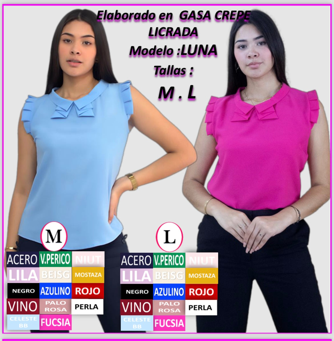 BLUSAS M/C