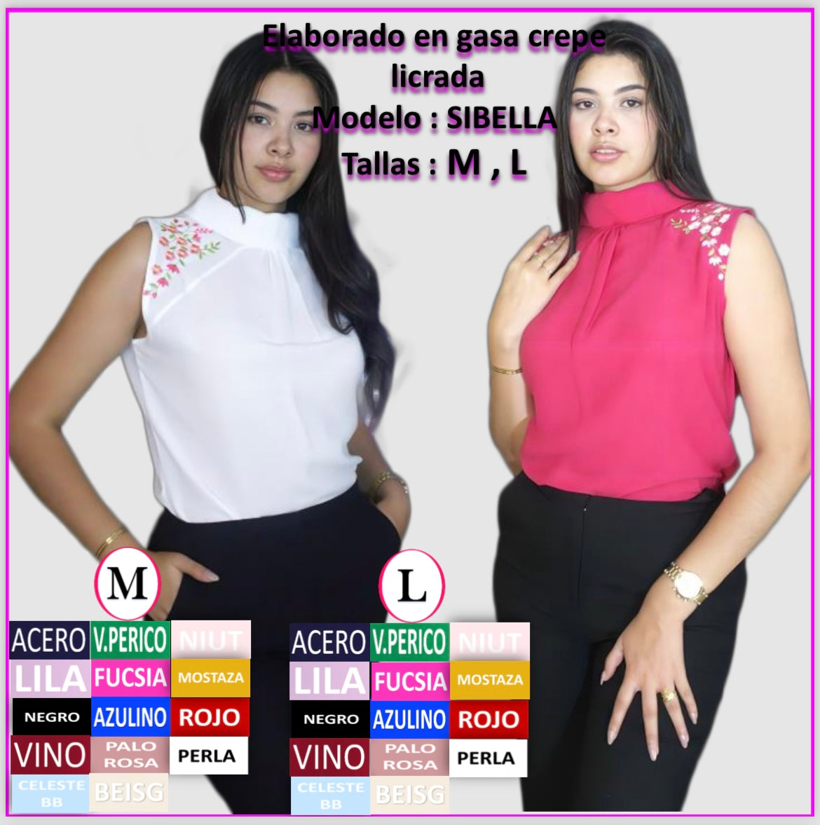 BLUSAS M/C