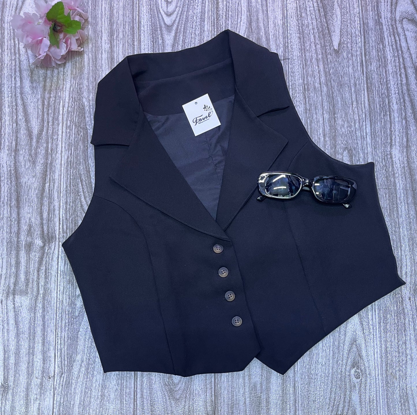 BLAZER CHALECO JAZMÍN