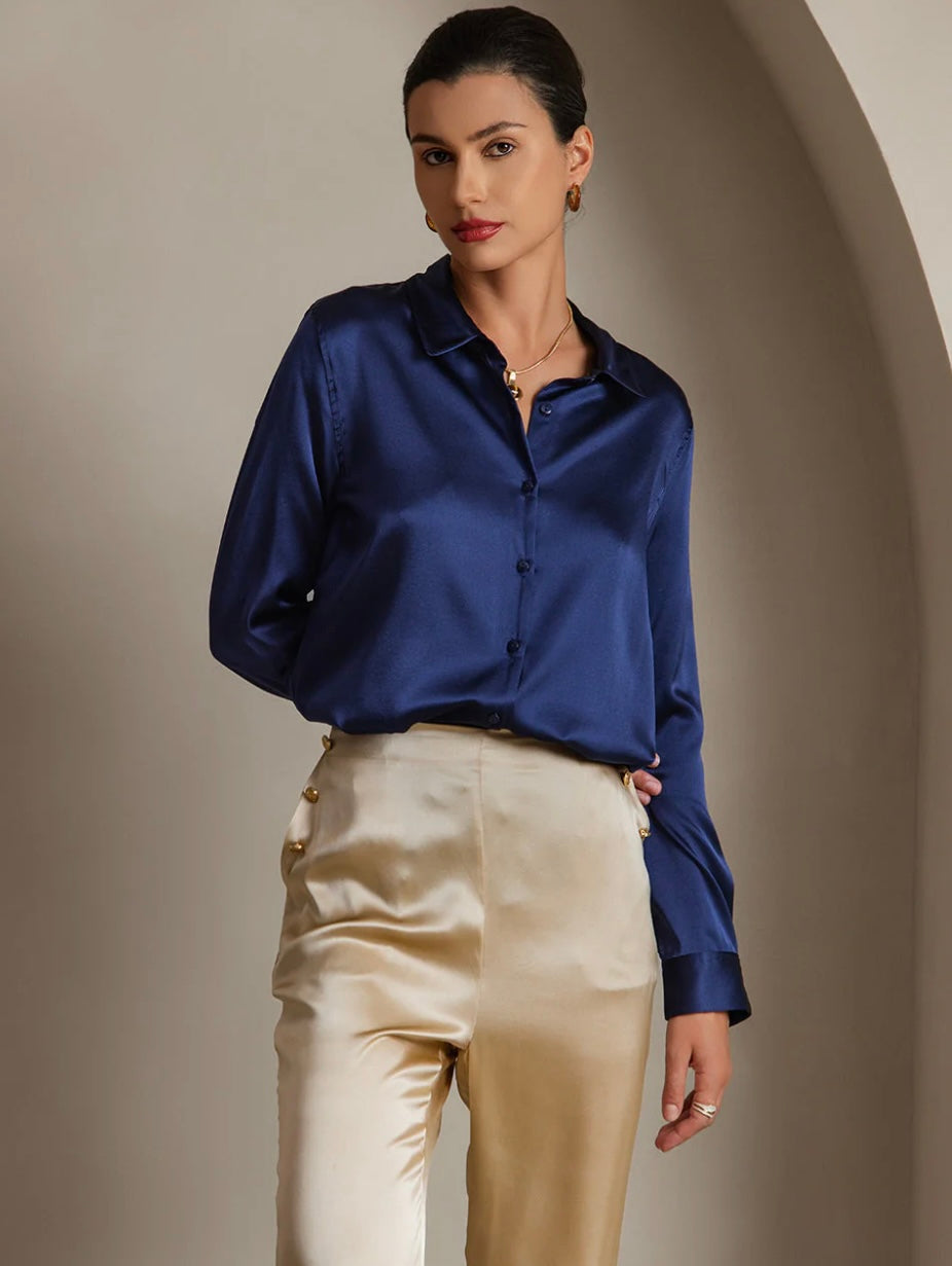 BLUSA SATINADA