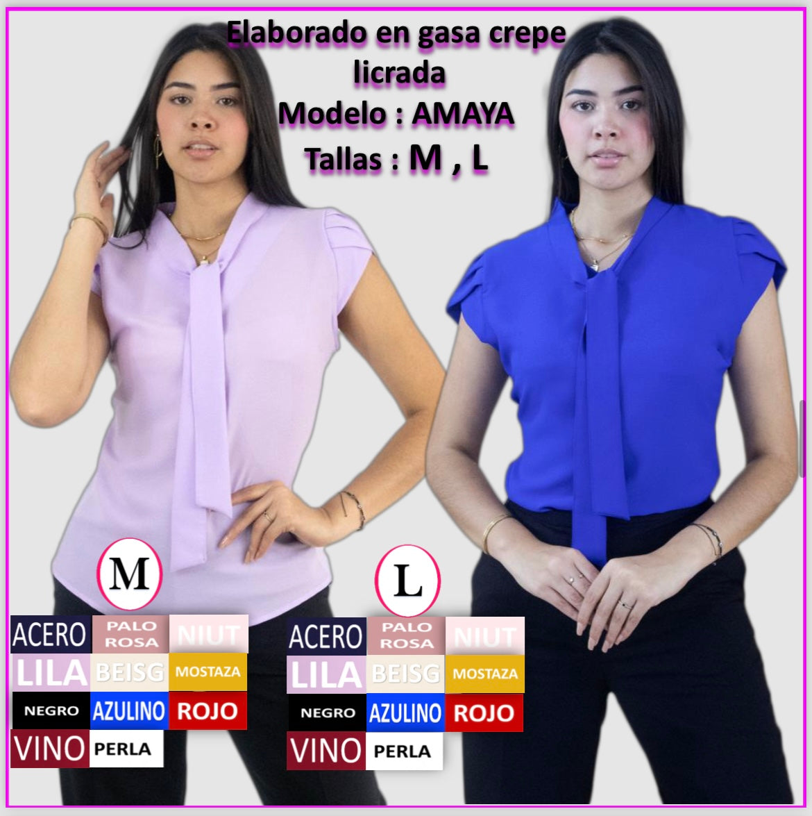 BLUSAS M/C