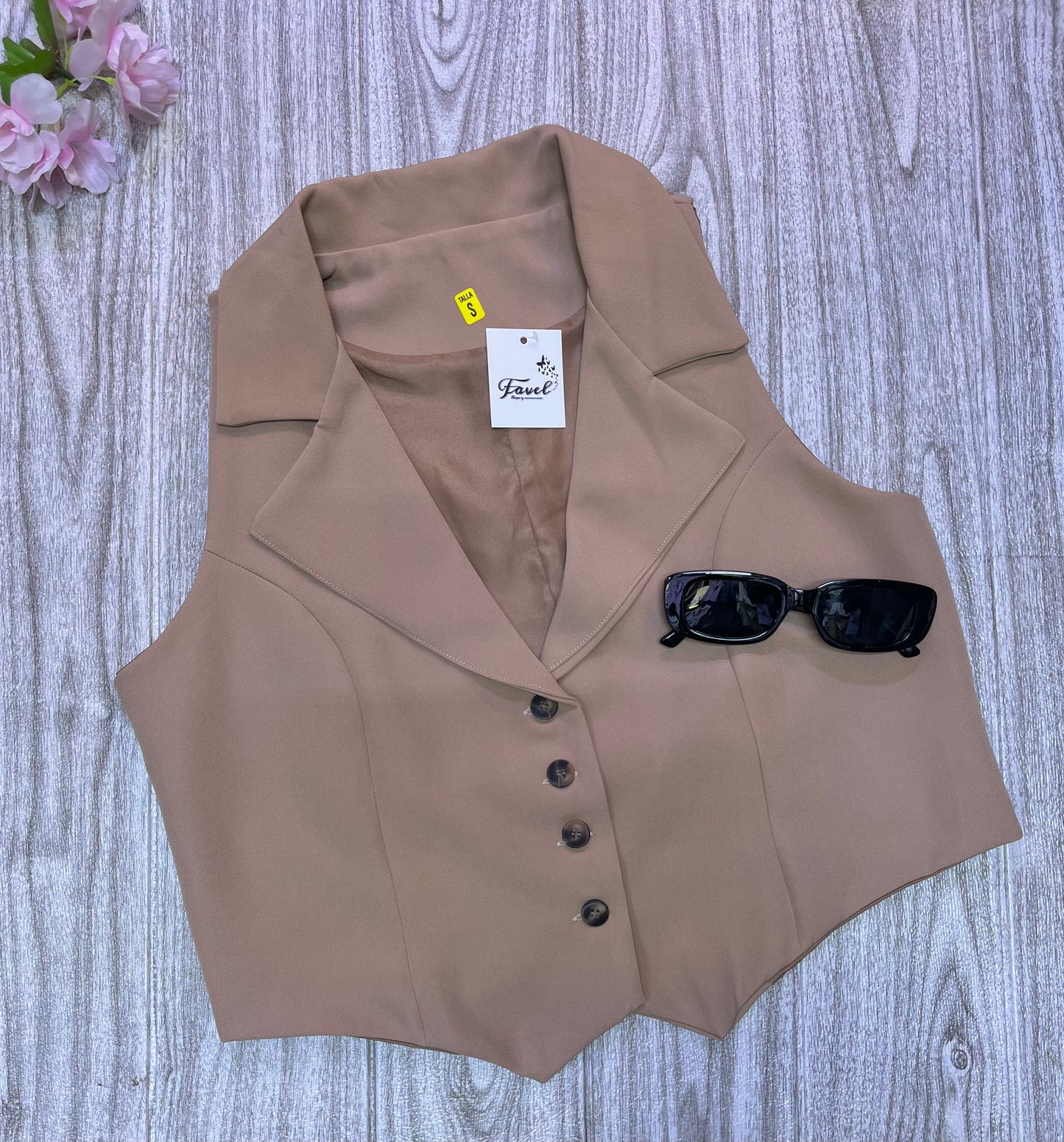 BLAZER CHALECO JAZMÍN
