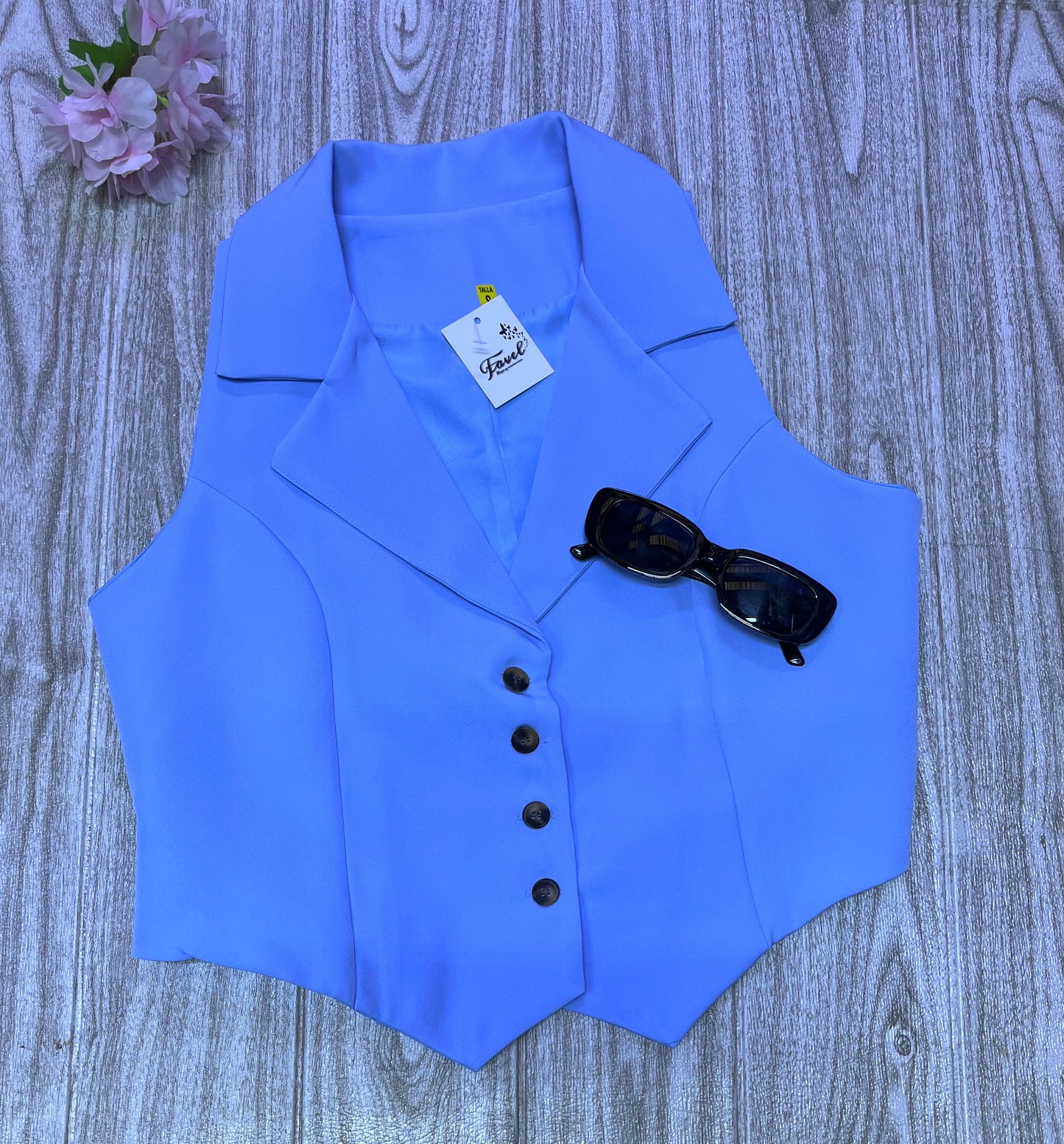 BLAZER CHALECO JAZMÍN