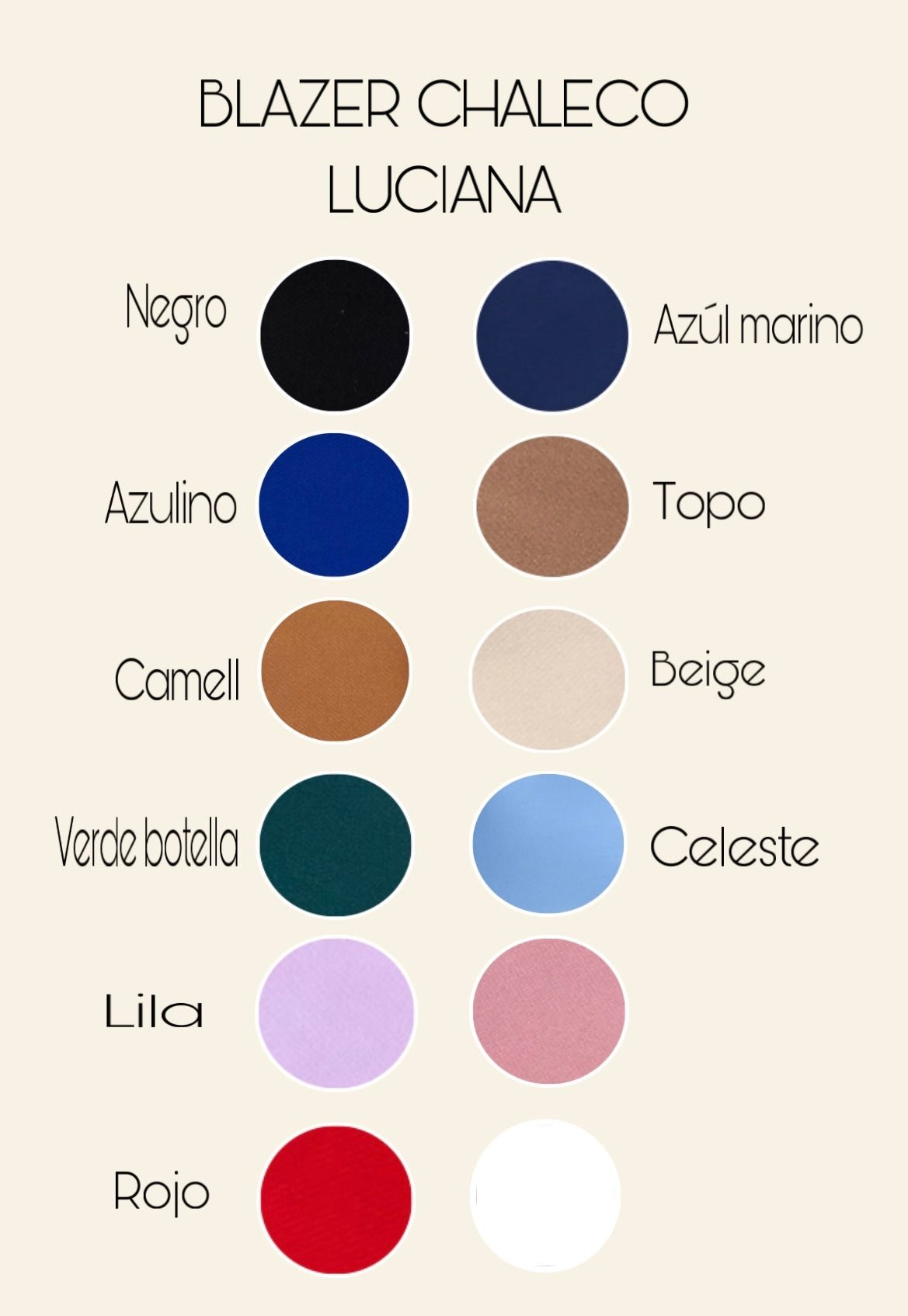 BLAZER CHALECO LUCIANA