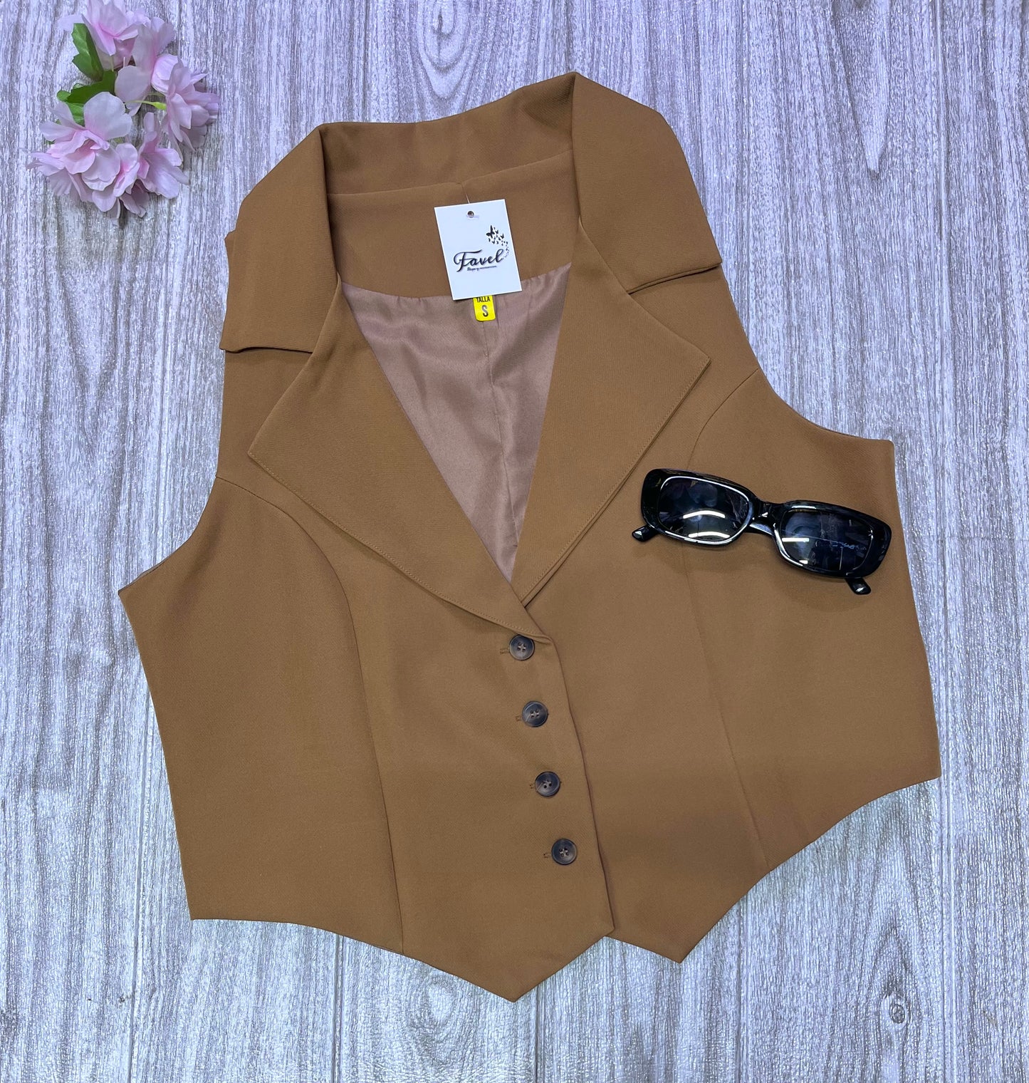 BLAZER CHALECO JAZMÍN