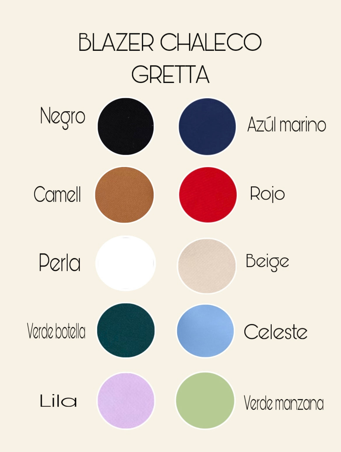 BLAZER CHALECO GRETTA
